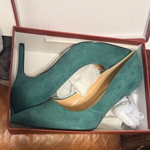 Chic Teal Women's Heels
